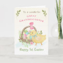Search for happy granddaughter easter cards Chick