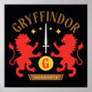 Search for hogwarts house posters Gryffindor lion