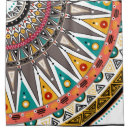 Search for ethnic shower curtains Red