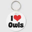 Search for red owl key rings Heart