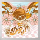 Search for colourful skull posters Groovy