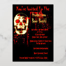 Search for blood red invitations Skull