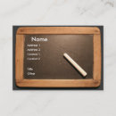 Search for slate business cards School