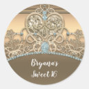 Search for tiara princess birthday stickers Elegant
