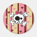 Search for skull and bones magnets Kawaii
