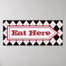Search for eat sign posters Retro