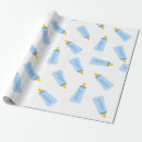 Search for baby bottle wrapping paper Pattern