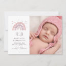 Search for rainbow birth announcement cards Newborn