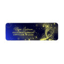 Search for navy gold return address labels Winter