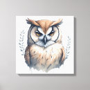 Search for watercolor owl art Nature