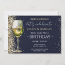Search for adult joint party invitations Twice the fun