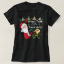 Search for elf tshirts Santa