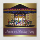 Search for merry go round birthday invitations Girls