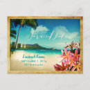 Search for beach wedding save the date postcards Island