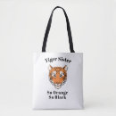 Search for orange black white bags Tiger