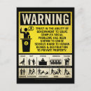 Search for warning postcards Funny