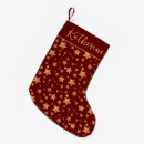 Search for gold and burgundy christmas stockings Pattern