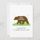 Search for thank you fathers day cards Bear