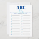 Search for abc baby shower invitations Blue