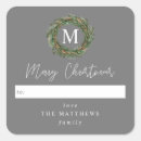Search for wreath monogram stickers Stylish
