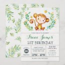 Search for monkey birthday invitations Foliage
