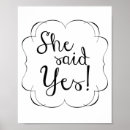 Search for she said yes posters Engagement