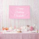 Search for birthday banners Girly