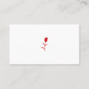 Search for red rose business cards Floral design