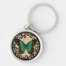 Search for emerald key rings Butterfly