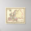 Search for europe map canvas prints Relief