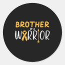 Search for childhood cancer stickers Warrior