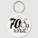 Search for 70th birthday key rings 70 years