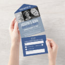 Search for 65th birthday invitations Blue