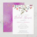 Search for 4x6 floral bridal shower invitations Gold