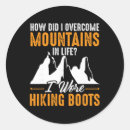 Search for hiking boots stickers Adventure