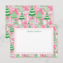 Search for holiday christmas note cards Pink