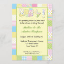Search for patchwork quilt invitations Baby