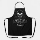 Search for skulls aprons Black and white