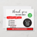 Search for social media thank you cards Black