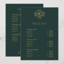 Search for minimalist price lists Green