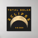 Search for sun moon canvas prints Eclipse