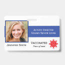 Search for vaccination id badges Covid 19