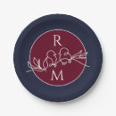 Search for navy and burgundy paper plates Modern