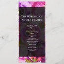 Search for purple wedding programs Chic
