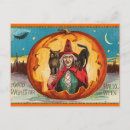 Search for halloween vintage postcards Witch