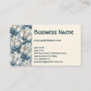 Search for irises business cards Vintage