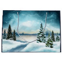 Search for winter wonderland gift bags Pine trees