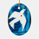 Search for peace dove christmas tree decorations Heart