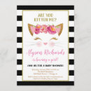 Search for black and white cat invitations Kitten