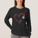 Search for heart paw tshirts Dogs